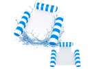 Inflatable water hammock chair swimming lounger blue mesh 1