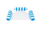 Inflatable water hammock chair swimming lounger blue mesh 2