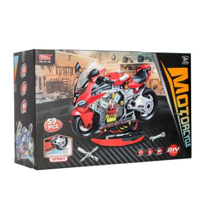 Interactive Motorcycle Engine Mechanic Kit Assemble and Disassemble