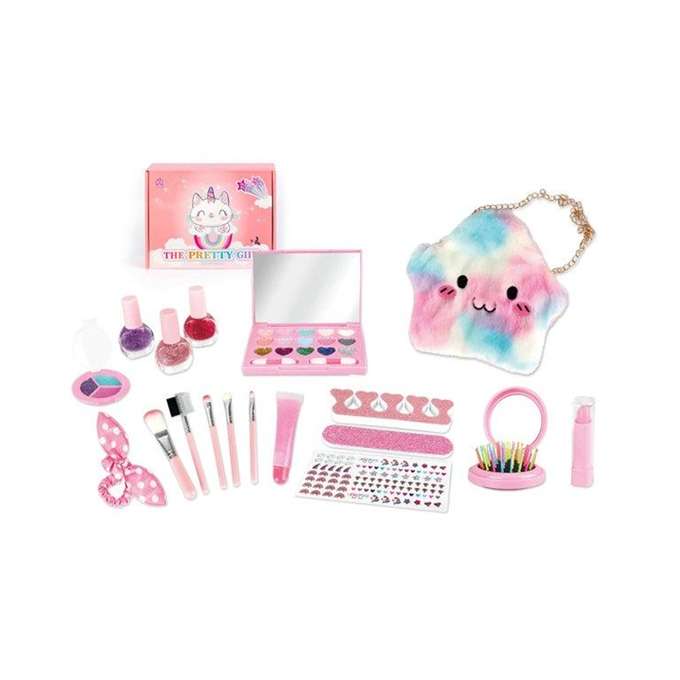 Makeup nail polish handbag celebrity set
