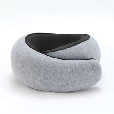 Travel neck pillow crescent-shaped memory foam 360° support
