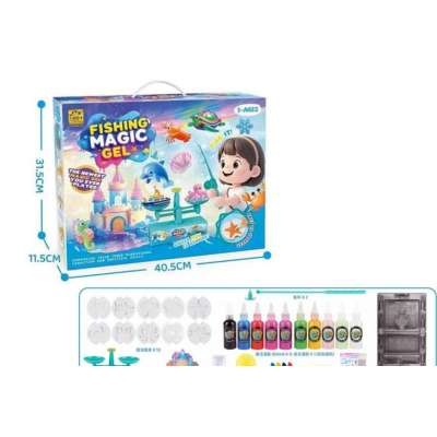 Żel magiczny wodny figurki żelowe tworzenie łowienie gra zręcznościowa