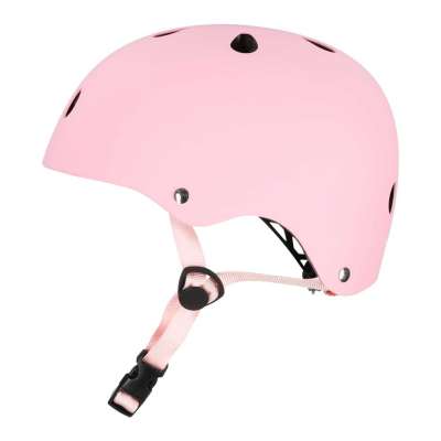 Kask rowerowy dla dziecka Trike Fix dziecięcy regulowany LED S 48-54cm różowy