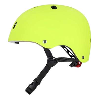 Kask rowerowy dla dziecka Trike Fix dziecięcy regulowany LED S 48-54cm zielony jasny