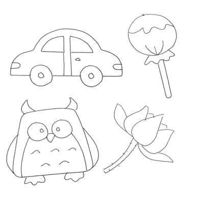 Interactive robot toy for learning to draw flashcards colored markers pink