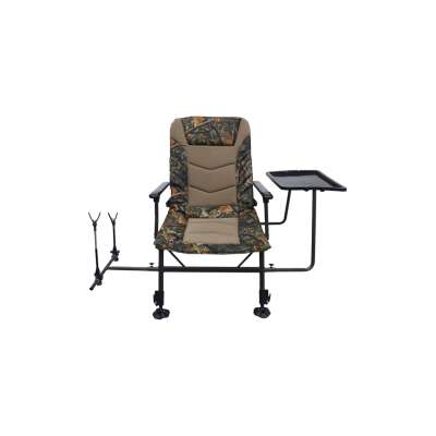 LUARO Folding Chair with Table Fishing Camping and Carp Fishing