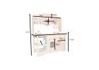 Kuchnia dla dzieci drewniana  MDF MODERN CLASSIC akcesoria 81cm różowa 15