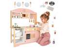 Kuchnia dla dzieci drewniana  MDF MODERN CLASSIC akcesoria 82cm różowa 1