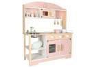 Kuchnia dla dzieci drewniana  MDF MODERN CLASSIC akcesoria 82cm różowa 3