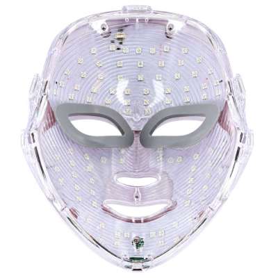 LED Face Mask for Skincare 90 LEDs 7 Light Colors Photon Therapy