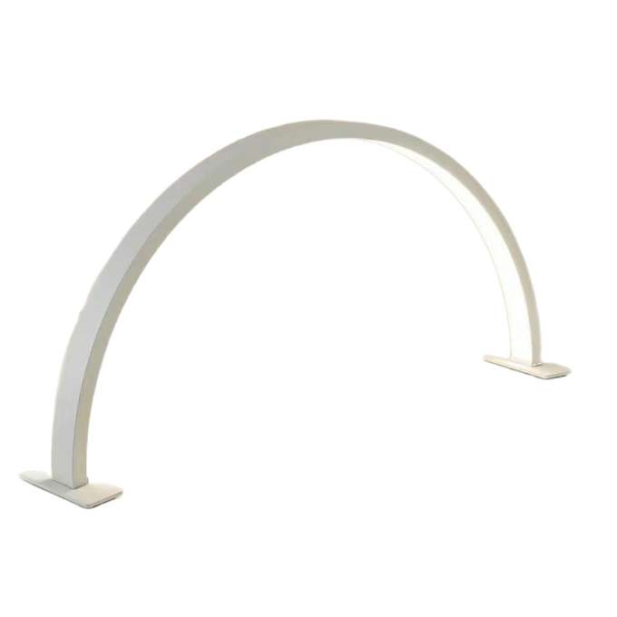 LED desk lamp for manicures curved design 3 colors white