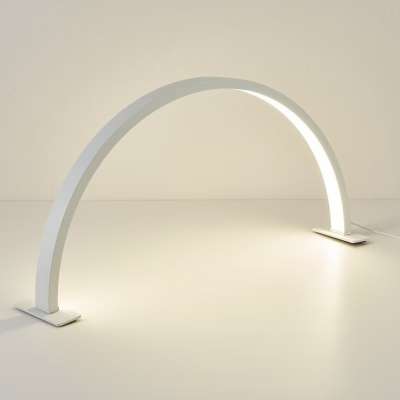 LED desk lamp for manicures curved design 3 colors white