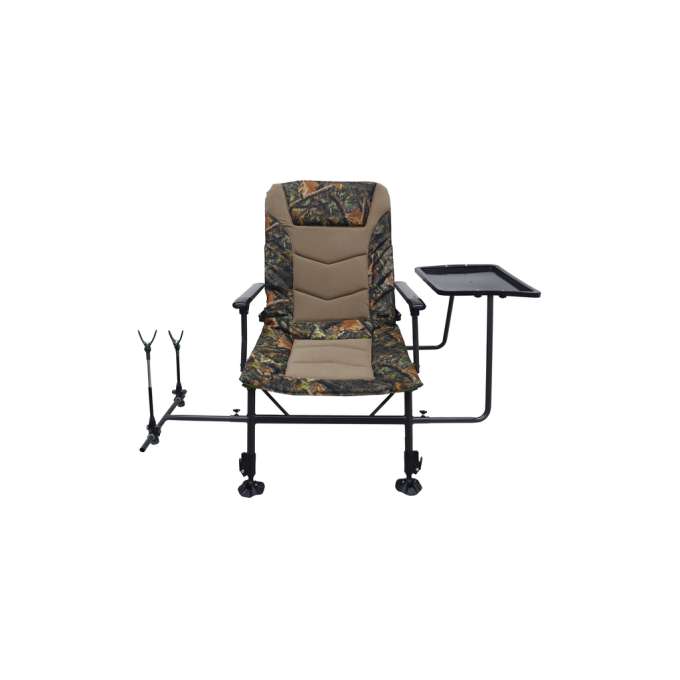LUARO Folding Chair with Table Fishing Camping and Carp Fishing