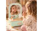 LULILO Mini Wooden Dressing Table for Girls with LED Mirror and Accessories 8
