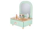 LULILO Mini Wooden Dressing Table for Girls with LED Mirror and Accessories 10