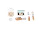 LULILO Mini Wooden Dressing Table for Girls with LED Mirror and Accessories 7