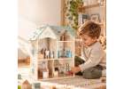 LULILO Wooden Dollhouse with Furniture and Figures 56 cm Mint 3