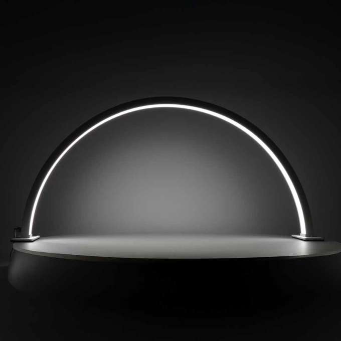 Lampa kosmetyczna LED bezcieniowa biurkowa do manicure paznokci łuk biała