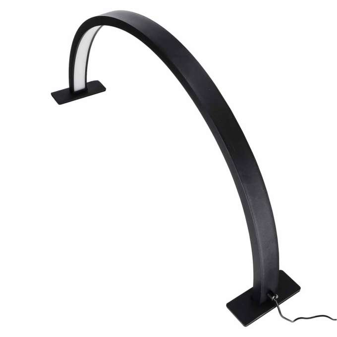 Lampa kosmetyczna LED bezcieniowa biurkowa do manicure paznokci łuk czarna