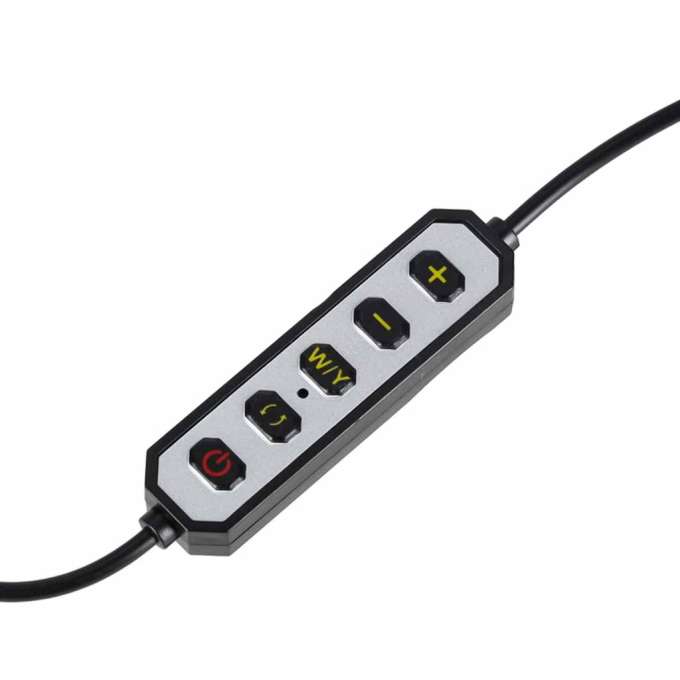 Lampa kosmetyczna LED bezcieniowa biurkowa do manicure paznokci łuk czarna