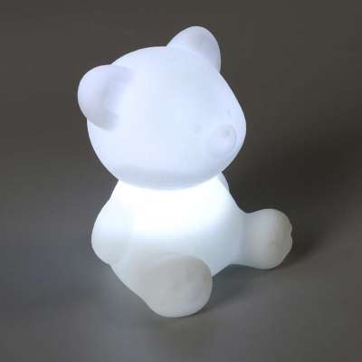 Lampka nocna do malowania farbami dla dzieci zestaw kreatywny miś