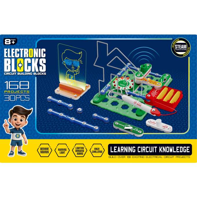 Little Electronics Engineer Educational DIY Building Blocks Set