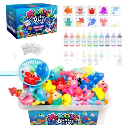 Magic Water Gel Figurines Creative Set Gels and Molds
