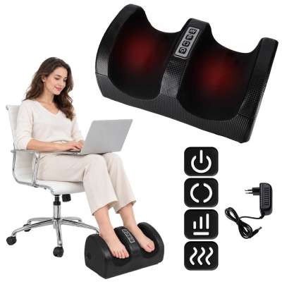 Masażer stóp łydek elektryczny ucisk Shiatsu podgrzewanie relaks