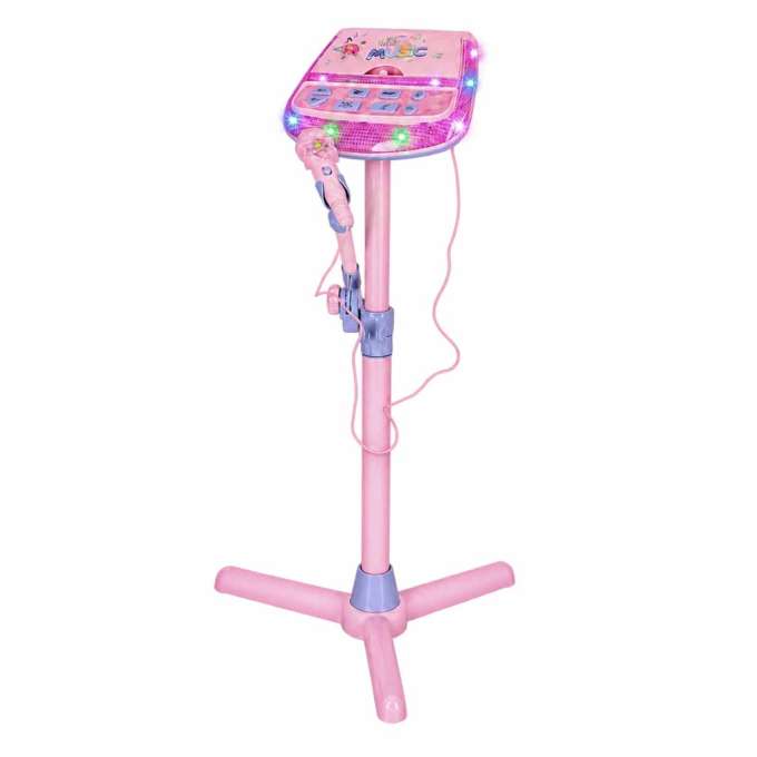Microphone on a stand karaoke set for kids MP3 player sound effects