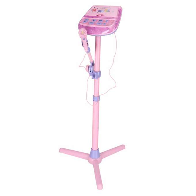 Microphone on a stand karaoke set for kids MP3 player sound effects