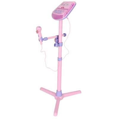 Microphone on a stand karaoke set for kids MP3 player sound effects