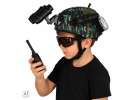 Military soldier set helmet walkie-talkie binoculars flashlight 6