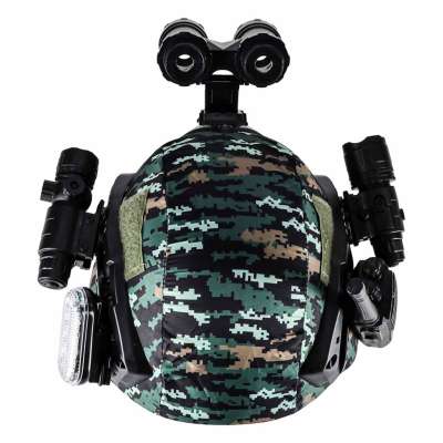 Military soldier set helmet walkie-talkie binoculars flashlight