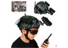 Military soldier set helmet walkie-talkie binoculars flashlight 1