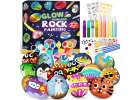 Painting stones 10 stones paint markers decorations glitter 1