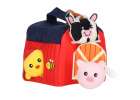 Plush sensory activity house sorter farm animals educational toy 5