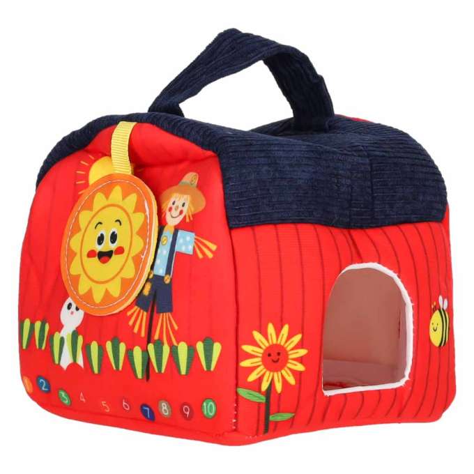Plush sensory activity house sorter farm animals educational toy