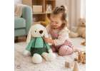 Plush toy rabbit in green shorts 70 cm 2