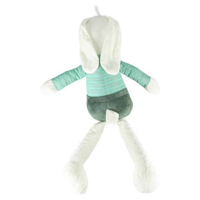 Plush toy rabbit in green shorts 70 cm
