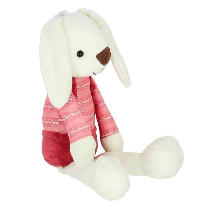 Plush toy rabbit in yellow shorts 36 cm