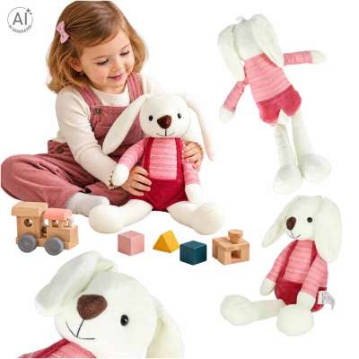 Plush toy rabbit in yellow shorts 36 cm