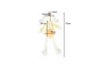 Plush toy rabbit in yellow shorts 70 cm 8
