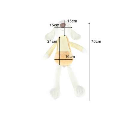 Plush toy rabbit in yellow shorts 70 cm