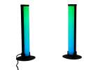 RGB LED Gaming Desk Lamp Column/Pillar Style with Remote Control Set of 2 11