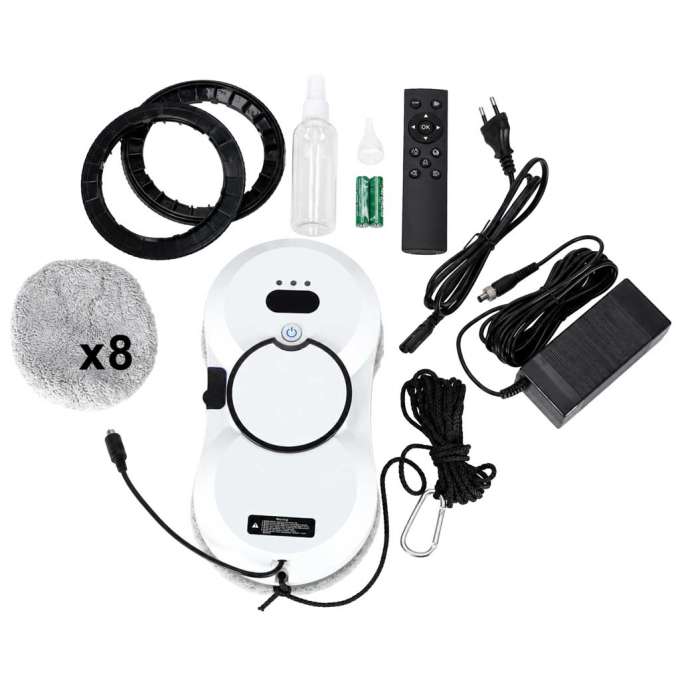 Robot do mycia okien automatyczna myjka do szyb pilot 3 tryby 5600Pa 90W