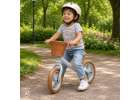 Rowerek biegowy Trike Fix Balance z koszykiem brązowy 14