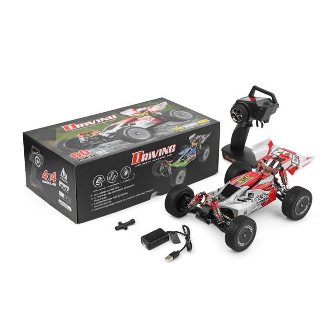 Samochód RC WLToys 144001 1:14 4WD Off-Road 60 km/h 2.4G RTR
