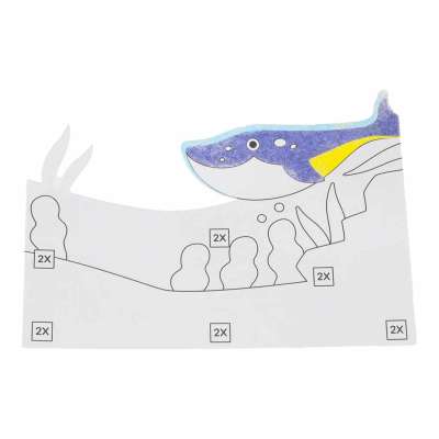 Sand Painting Kit 3D Sand Art Marine Animals Set