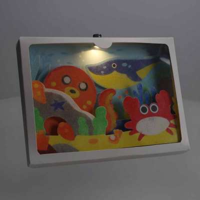 Sand Painting Kit 3D Sand Art Marine Animals Set