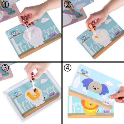Sand Painting Kit 3D Sand Art Marine Animals Set